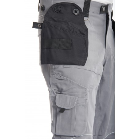 Pantalon de travail multipoches PRO EXPERT II gris