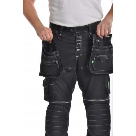 Pantalon de travail PXIV AGF noir